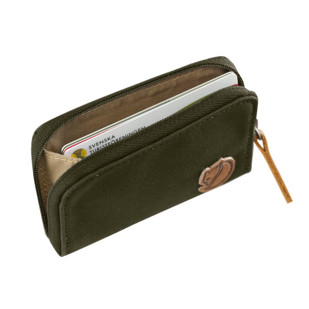 Original Portofel Fjallraven Zip Card Holder - dark olive