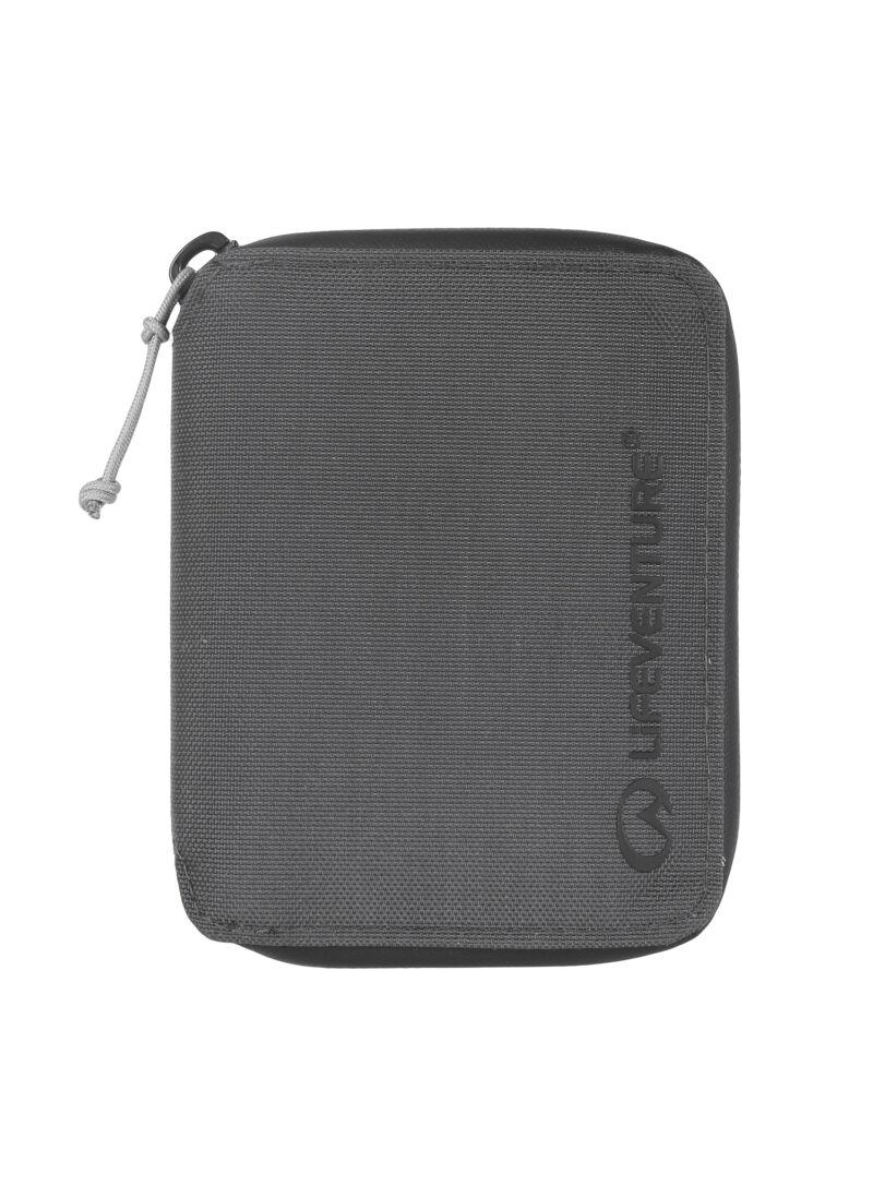 Portofel Lifeventure Recycled RFID Bi-Fold Wallet - grey