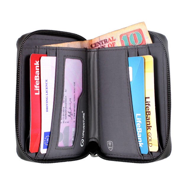 Preţ Portofel Lifeventure Recycled RFID Bi-Fold Wallet - navy blue