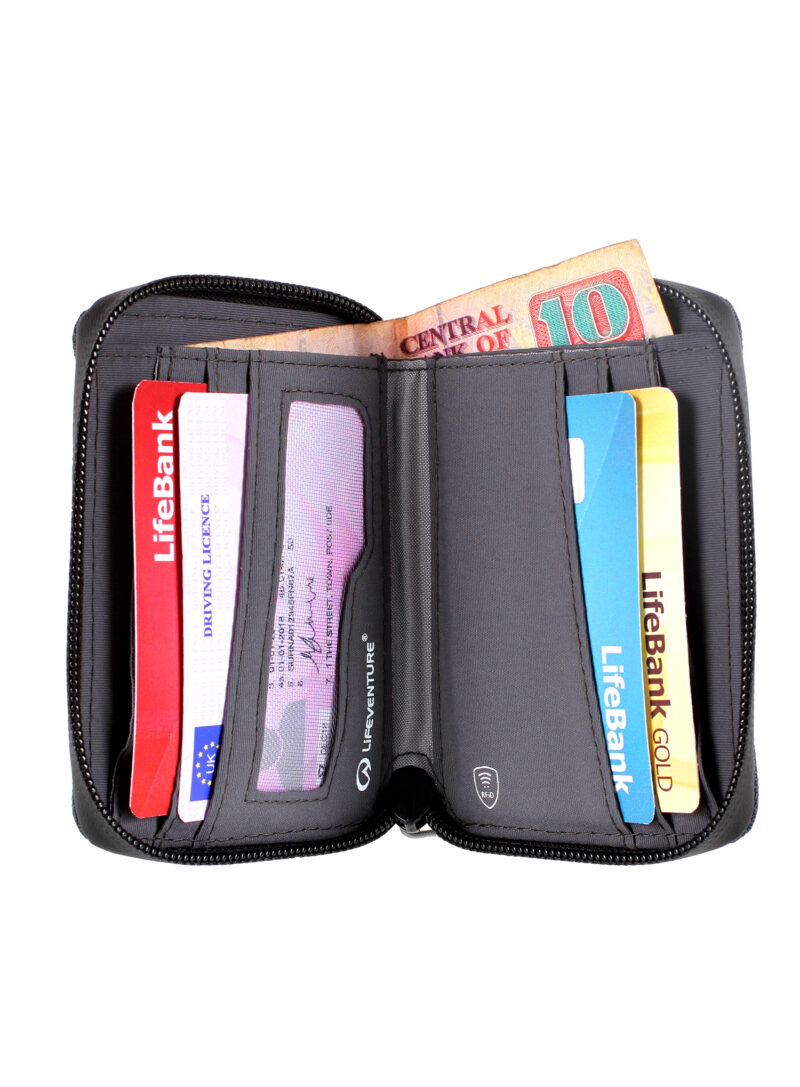 Preţ Portofel Lifeventure Recycled RFID Bi-Fold Wallet - navy blue