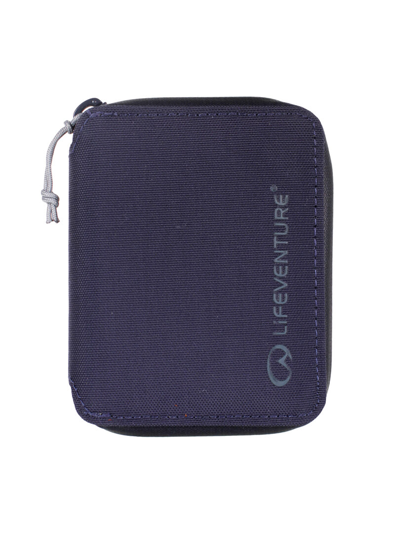 Portofel Lifeventure Recycled RFID Bi-Fold Wallet - navy blue