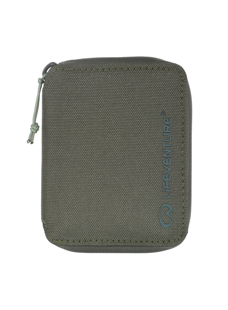 Portofel Lifeventure Recycled RFID Bi-Fold Wallet - olive