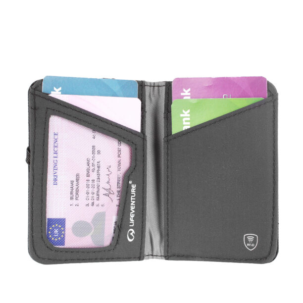 Preţ Portofel Lifeventure Recycled RFID Card Wallet - grey