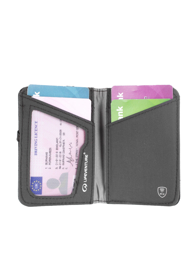 Preţ Portofel Lifeventure Recycled RFID Card Wallet - grey