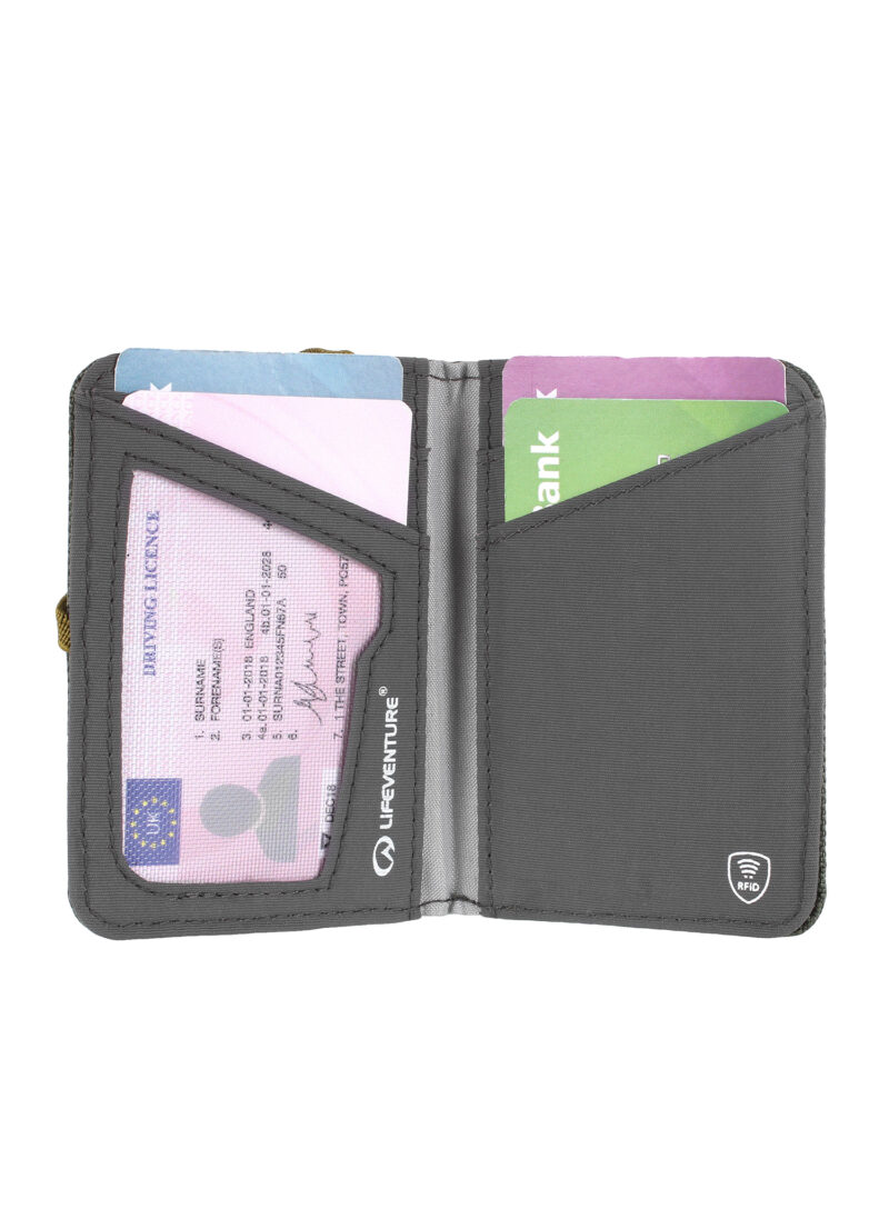 Preţ Portofel Lifeventure Recycled RFID Card Wallet - olive