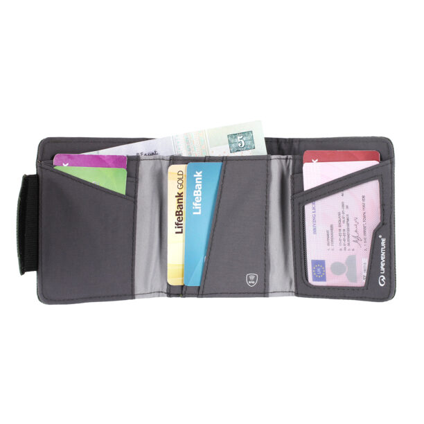 Preţ Portofel Lifeventure Recycled RFID Wallet - navy blue