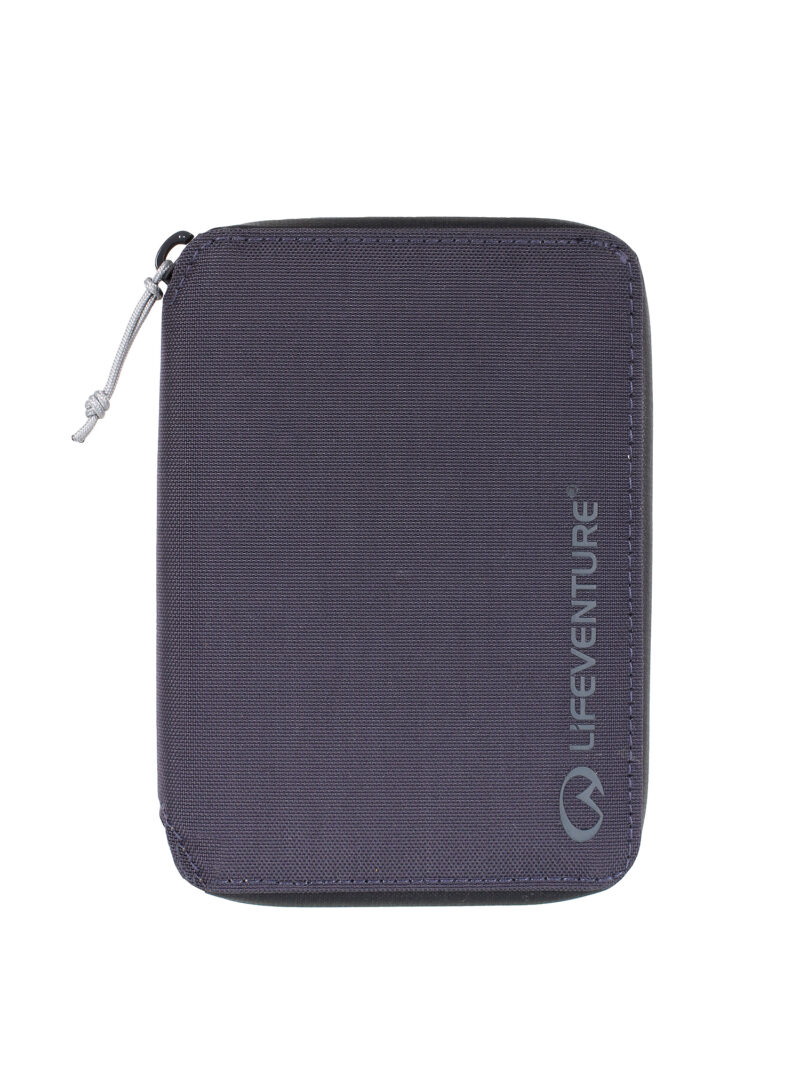 Portofel Lifeventure Recycled RFiD Mini Travel Wallet - navy blue