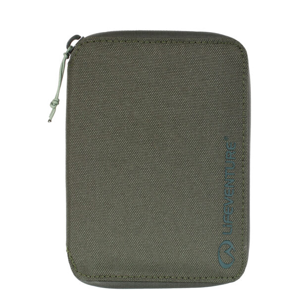 Portofel Lifeventure Recycled RFiD Mini Travel Wallet - olive