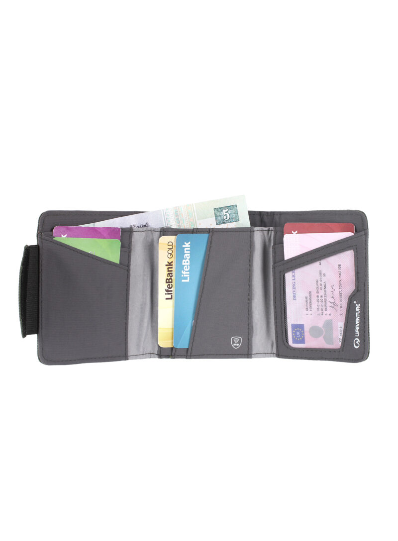 Preţ Portofel antifurt Lifeventure Recycled RFID Wallet - grey