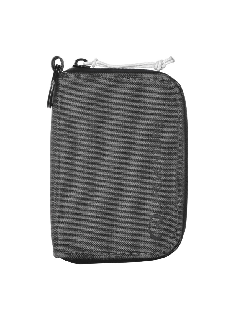 Portofel de voiaj Lifeventure Recycled RFiD Coin Wallet - grey