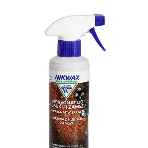 Preparat impregnare incaltaminte Nikwax Nubuck & Velour Spray-On 300 ml