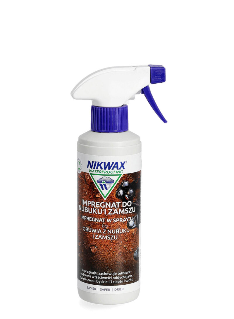 Preparat impregnare incaltaminte Nikwax Nubuck & Velour Spray-On 300 ml