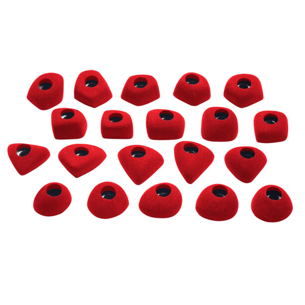 Prize catarare Ocun Footholds Set 1 Bolt-on - red