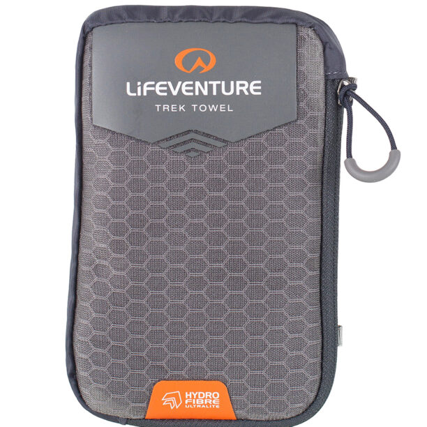 Prosop par uscare rapida Lifeventure HydroFibre Trek Towel L - grey preţ