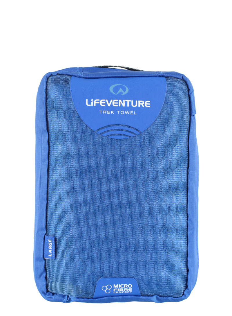 Prosop par uscare rapida Lifeventure MicroFibre Trek Towel L - blue