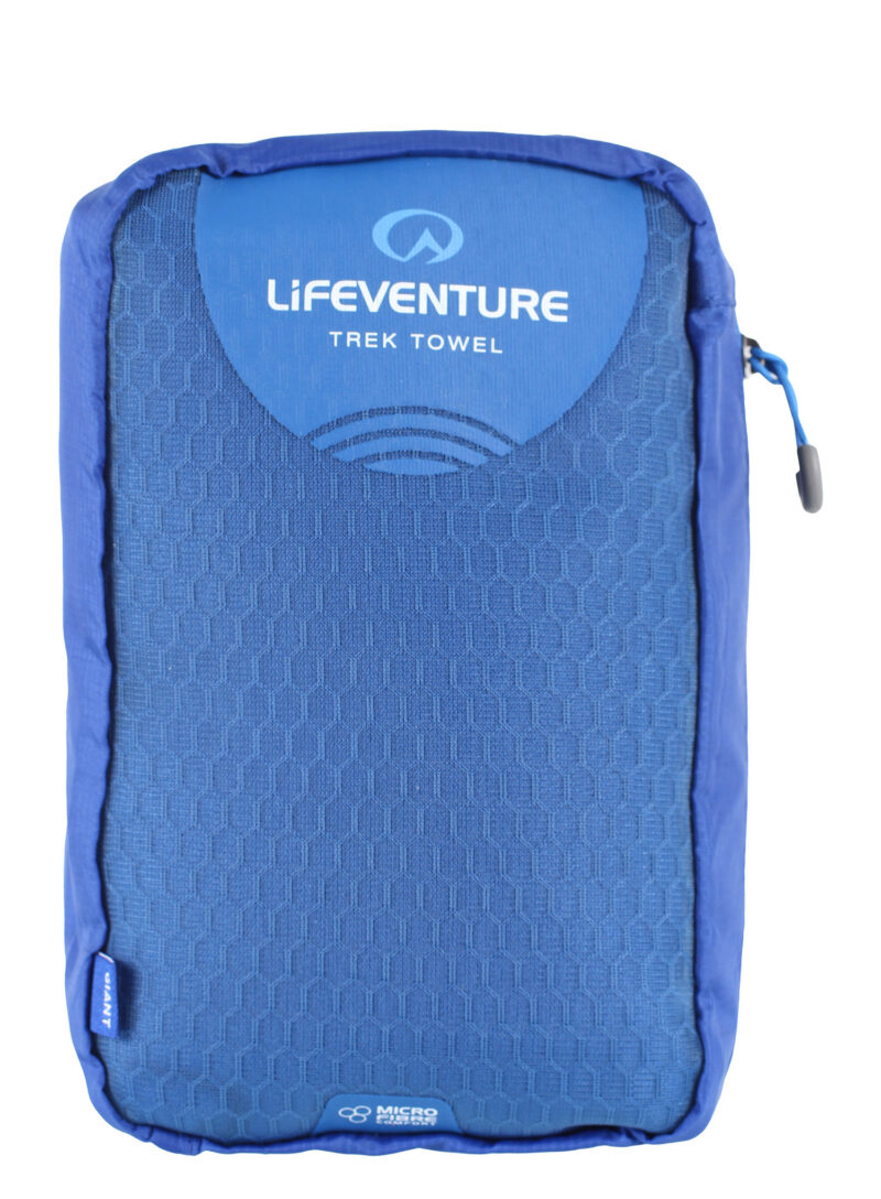 Prosop par uscare rapida Lifeventure MicroFibre Trek Towel XXL - blue