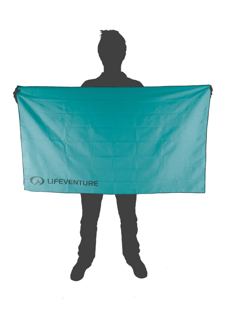 Prosop par uscare rapida Lifeventure Recycled SoftFibre Trek Towel XL - teal preţ