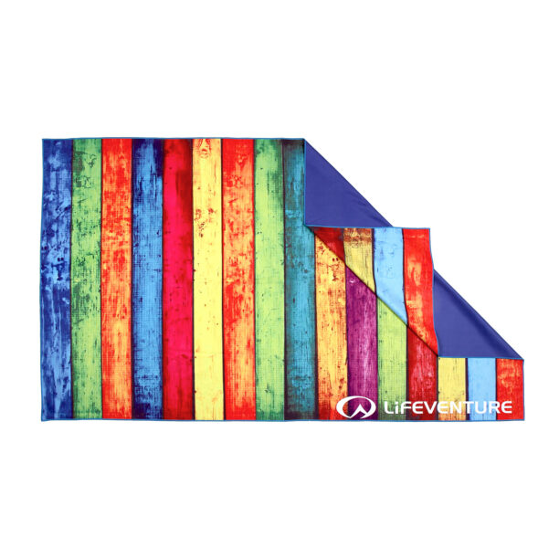 Prosop par uscare rapida Lifeventure Recycled SoftFibre Trek Towel XXL - striped planks preţ