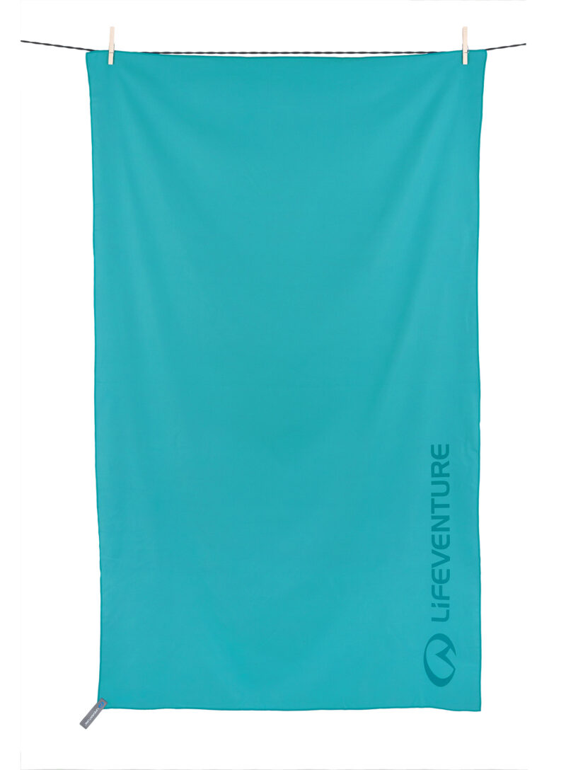 Prosop par uscare rapida Lifeventure Recycled SoftFibre Trek Towel XXL - team preţ