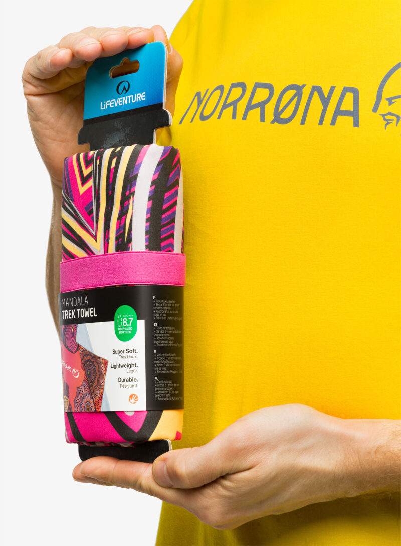 Preţ Prosop par uscare rapida Lifeventure Recycled SoftFibre Trek Towel - mandala