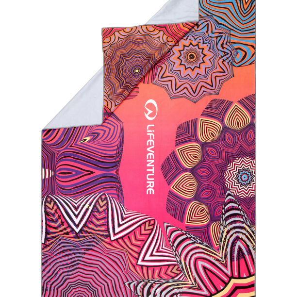 Prosop par uscare rapida Lifeventure Recycled SoftFibre Trek Towel - mandala