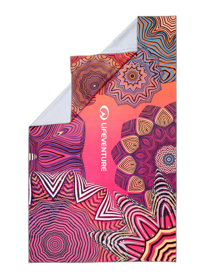 Prosop par uscare rapida Lifeventure Recycled SoftFibre Trek Towel - mandala