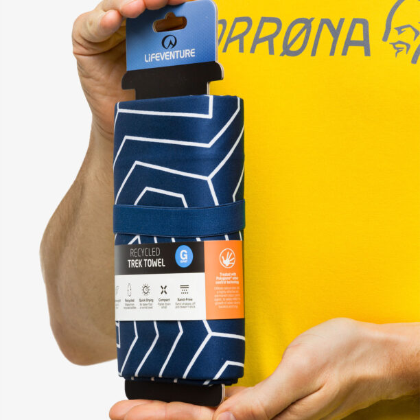 Preţ Prosop par uscare rapida Lifeventure Recycled SoftFibre Trek Towel - navy