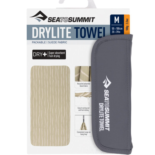 Prosop par uscare rapida Sea To Summit DryLite Towel M - desert wind preţ