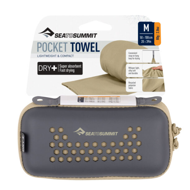 Cumpăra Prosop par uscare rapida Sea To Summit Pocket Towel M - desert