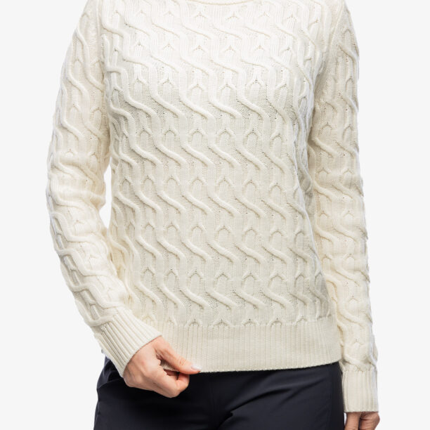 Pulover de damă Icebreaker Merino Cable Knit Crewe Sweater - undyed