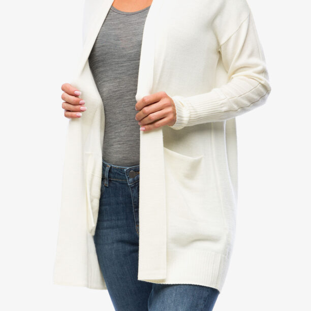 Pulover de damă Icebreaker Merino Iseo Long Cardigan Sweater - undyed