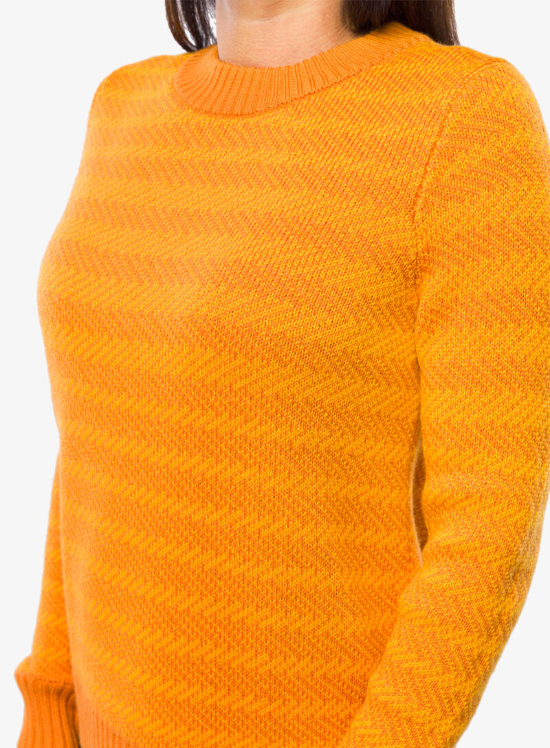 Original Pulover de damă Icebreaker Waypoint Crewe Sweater - earth/solar