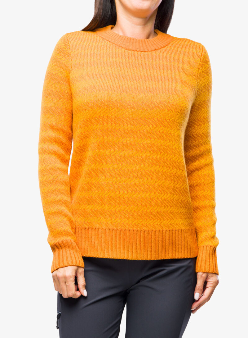 Pulover de damă Icebreaker Waypoint Crewe Sweater - earth/solar