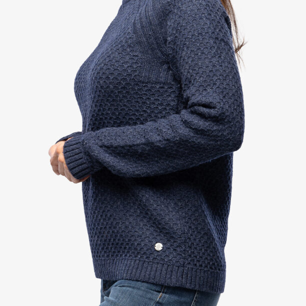 Preţ Pulover de damă Royal Robbins Westlands Chunky Mock Neck - deep blue