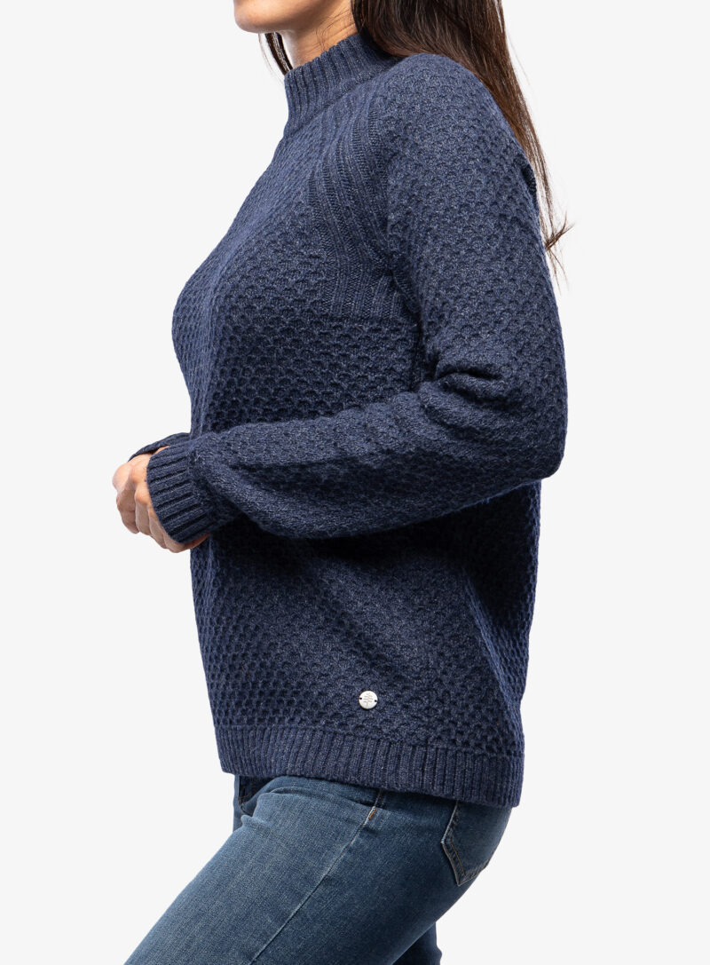 Preţ Pulover de damă Royal Robbins Westlands Chunky Mock Neck - deep blue