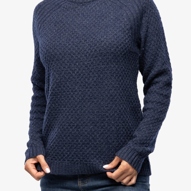 Pulover de damă Royal Robbins Westlands Chunky Mock Neck - deep blue