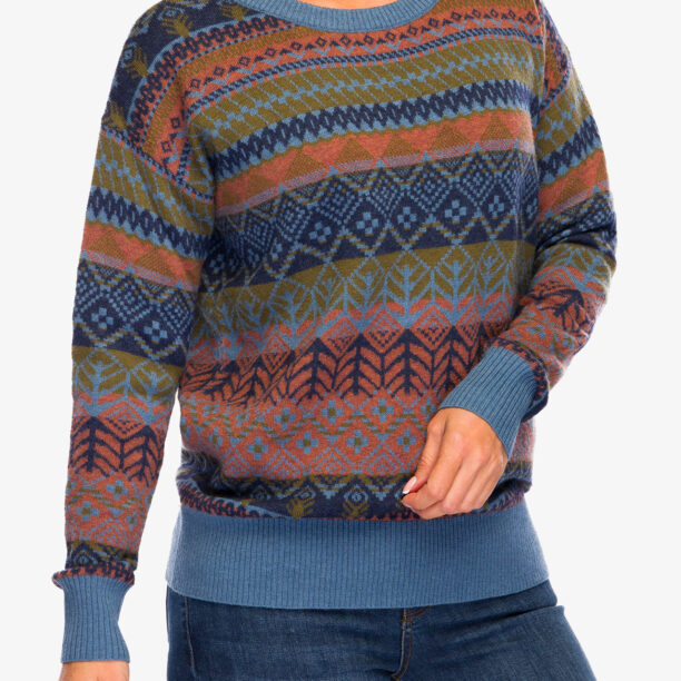 Pulover de damă Royal Robbins Westlands Relaxed Pullover - deep blue vernal falls pt