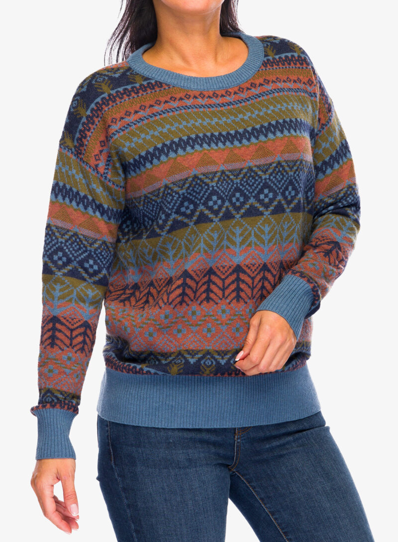 Pulover de damă Royal Robbins Westlands Relaxed Pullover - deep blue vernal falls pt