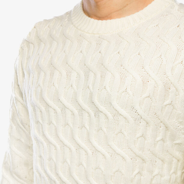 Original Pulover de lână Icebreaker Merino Cable Knit Crewe Sweater - undyed