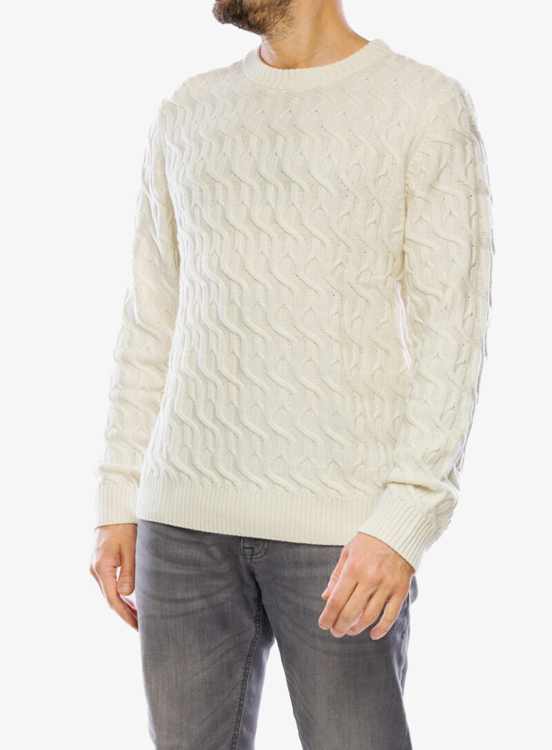 Pulover de lână Icebreaker Merino Cable Knit Crewe Sweater - undyed