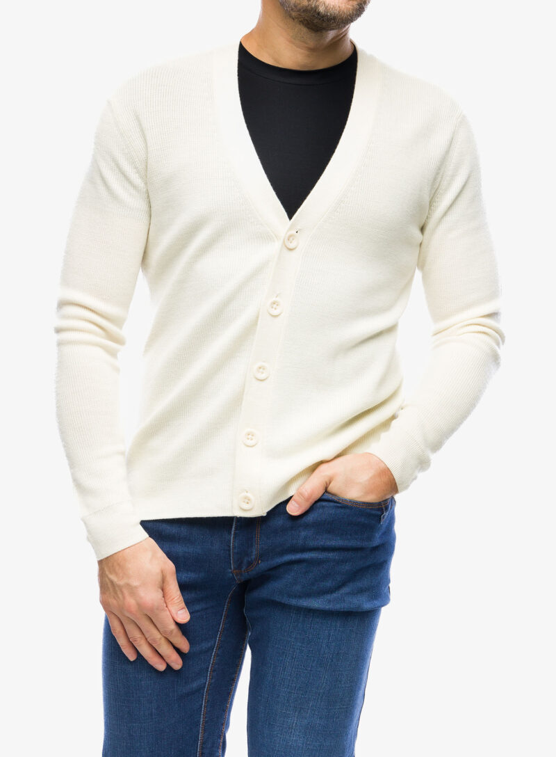 Pulover pentru bărbați Icebreaker Merino Smart Cardigan - undyed