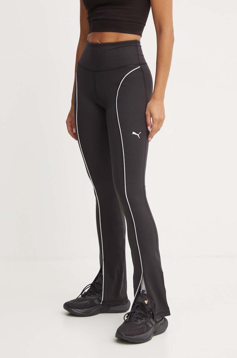 Puma leggins de antrenament Cloudspun culoarea negru