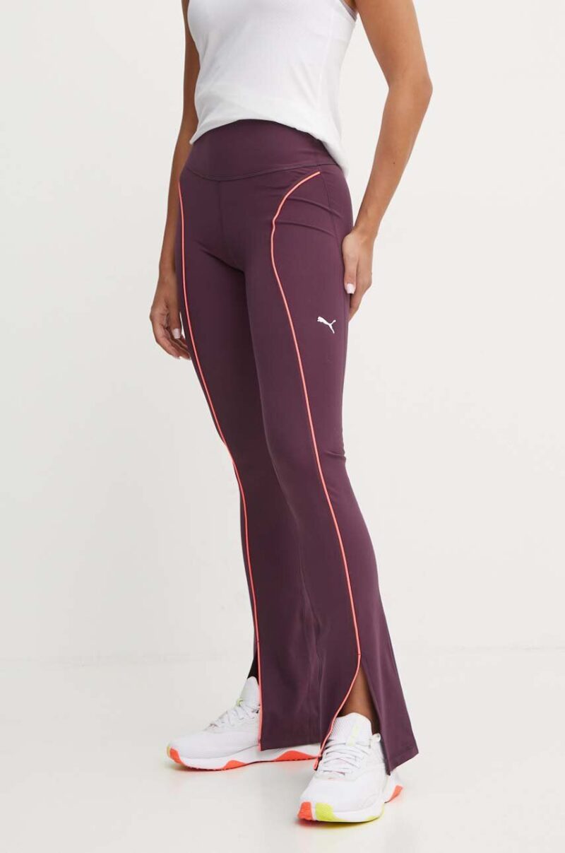 Puma leggins de antrenament Cloudspun culoarea violet