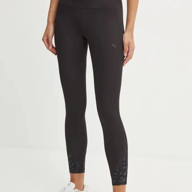 Puma leggins de antrenament Hypernatural culoarea negru