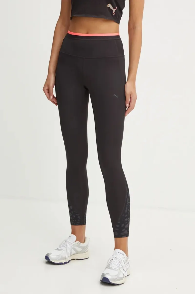 Puma leggins de antrenament Hypernatural culoarea negru