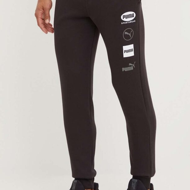 Puma pantaloni de trening culoarea negru