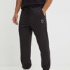 Puma pantaloni de trening din bumbac culoarea negru