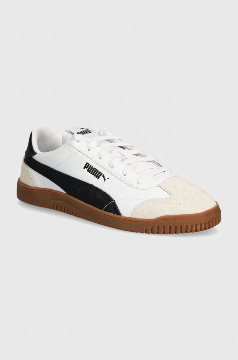 Puma sneakers din piele Puma Club 5v5 SD culoarea alb