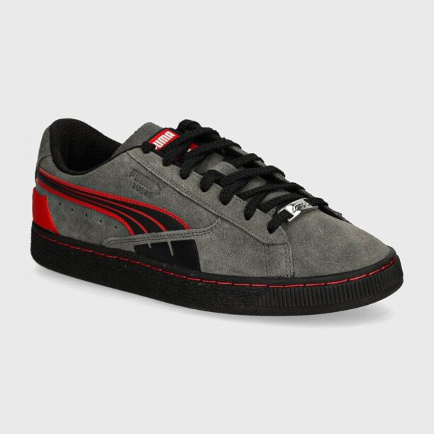 Puma sneakers din piele intoarsă F1 Suede T culoarea gri