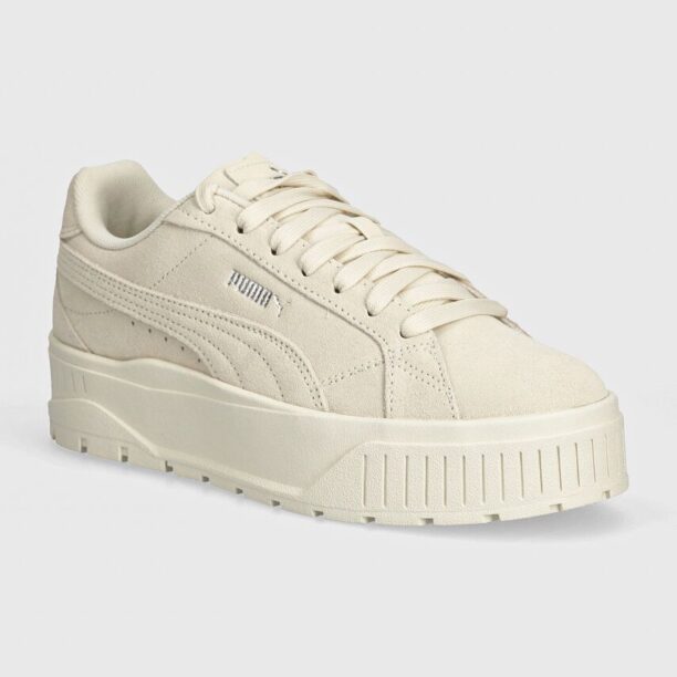 Puma sneakers din piele intoarsă Karmen II culoarea bej